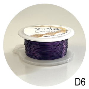 Premium Craft Wire, Pick your jewelry wired colors, Extra long spools 120 feet each