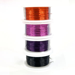 Halloween craft wire - 4 spools, 120 feet each