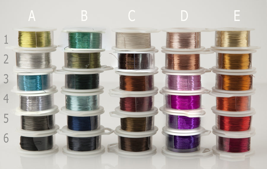 Premium Craft Wire, Pick your jewelry wired colors, Extra long spools 120  feet each
