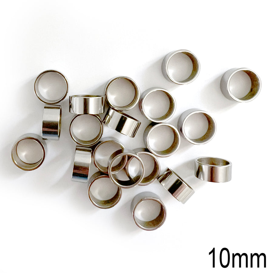 Stainless Steel tube beads for the chunky Bangle bracelet