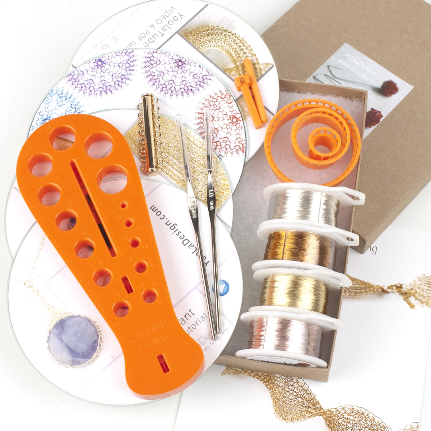 Wire crochet supply kit by YoolaDesign. - Yooladesign