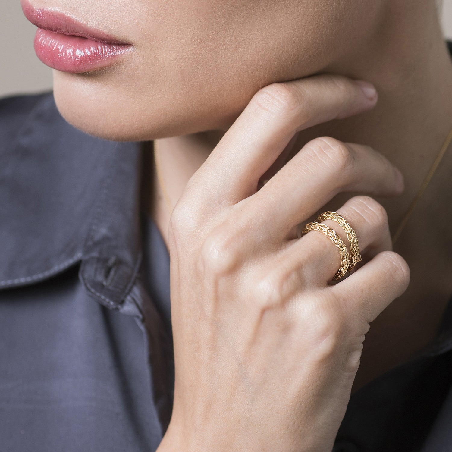 10k Yellow Gold Cat Adjustable Ring – Elite Fine Jewelers